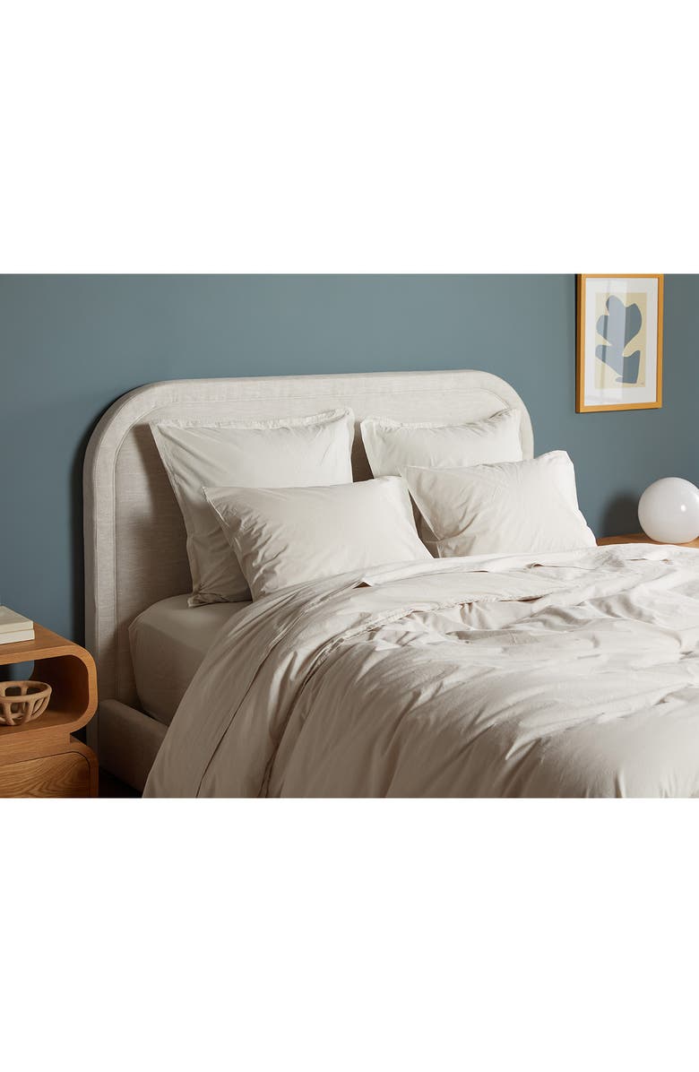 Parachute Percale Top Sheet, Alternate, color, Sand