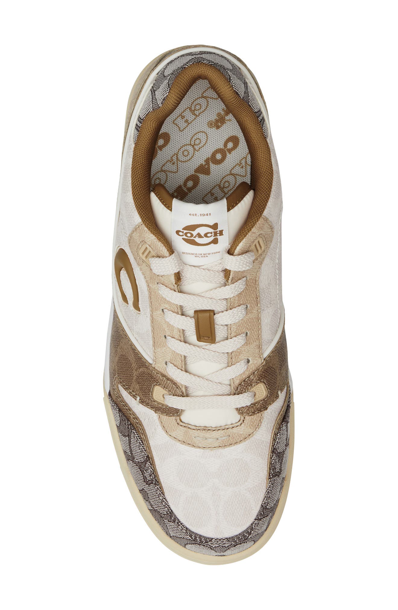 COACH Soho Sneaker, Alternate, color, Beige Multi