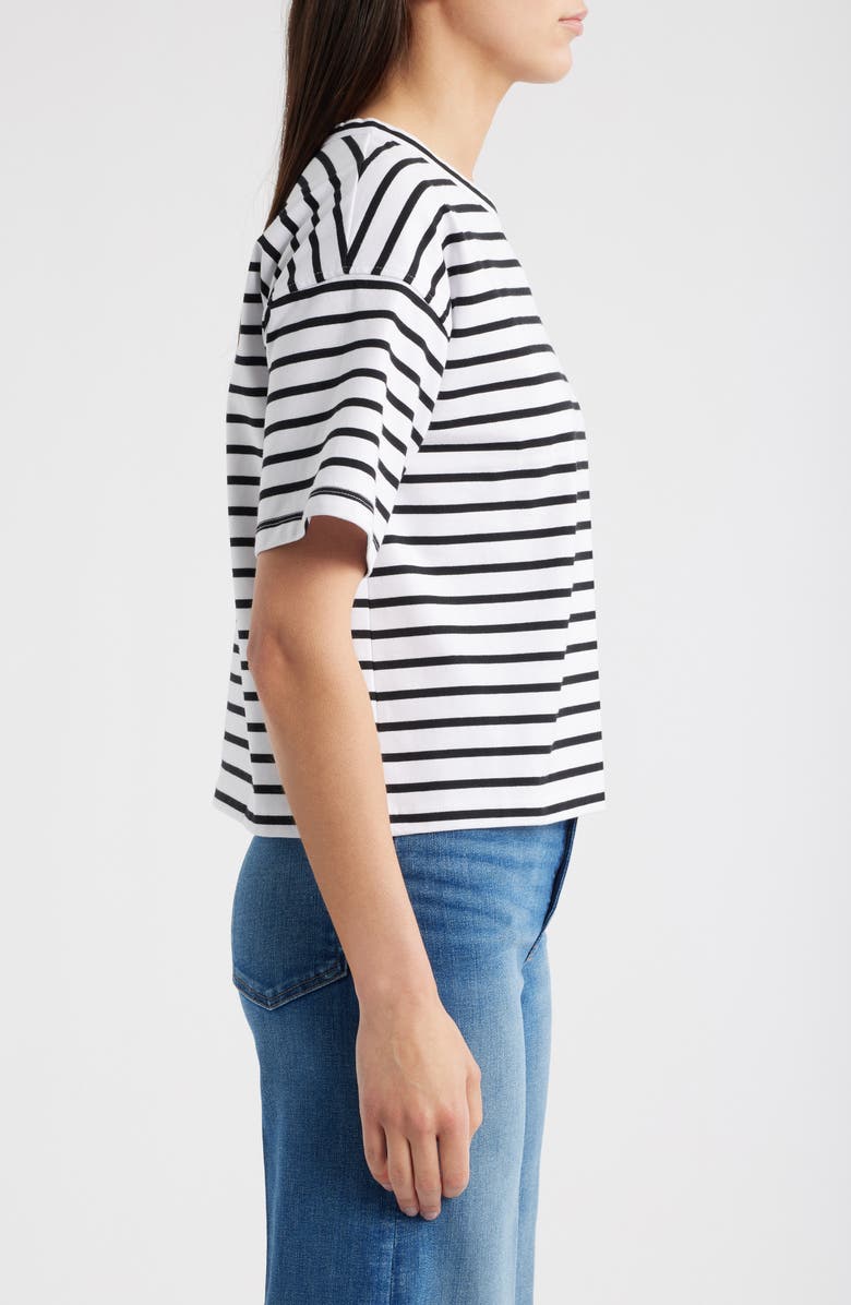 Madewell Everyday Boxy Cotton Crop T-Shirt, Alternate, color, 