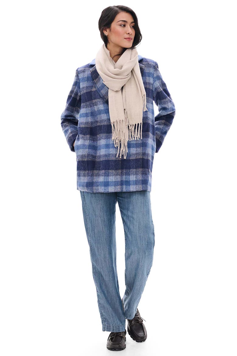 Serafina Open Jacket, Alternate, color, PEACOAT