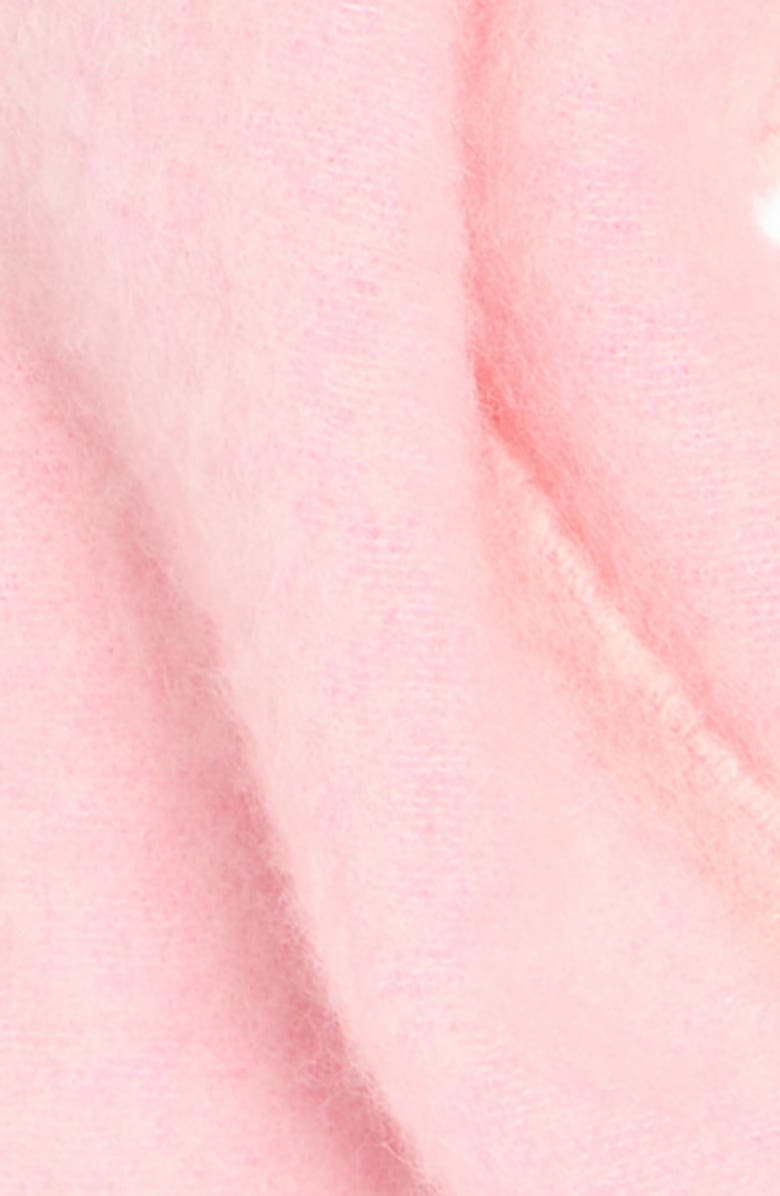 Acne Studios Valley Fringe Scarf, Alternate, color, Pink