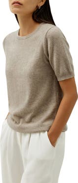 Lilysilk Baby Cashmere Crew Neck Knit Top