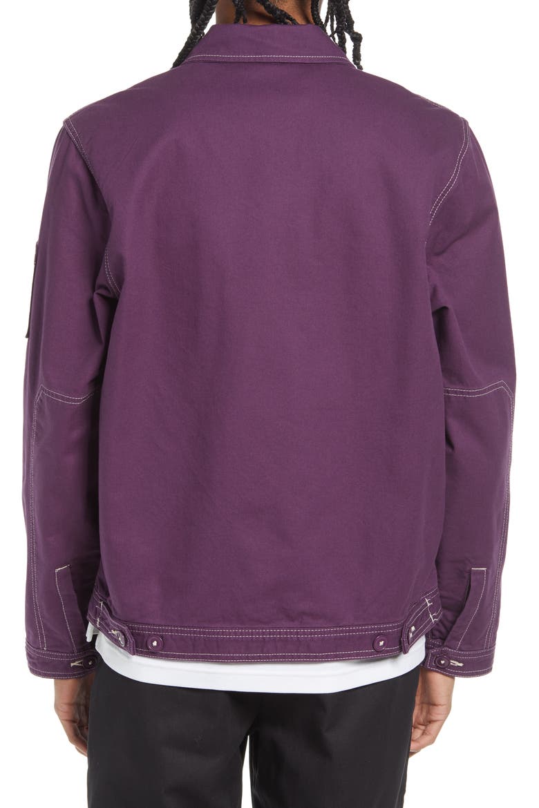 R2R Eisenhower Utility Jacket, Alternate, color, STONEWASHED PLUM