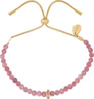 Estella Bartlett Amelia Pink Tourmaline Slide Bracelet