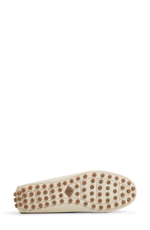 Sperry Top-sider® Sperry Port Driving Shoe In Bone Leather Nubuck