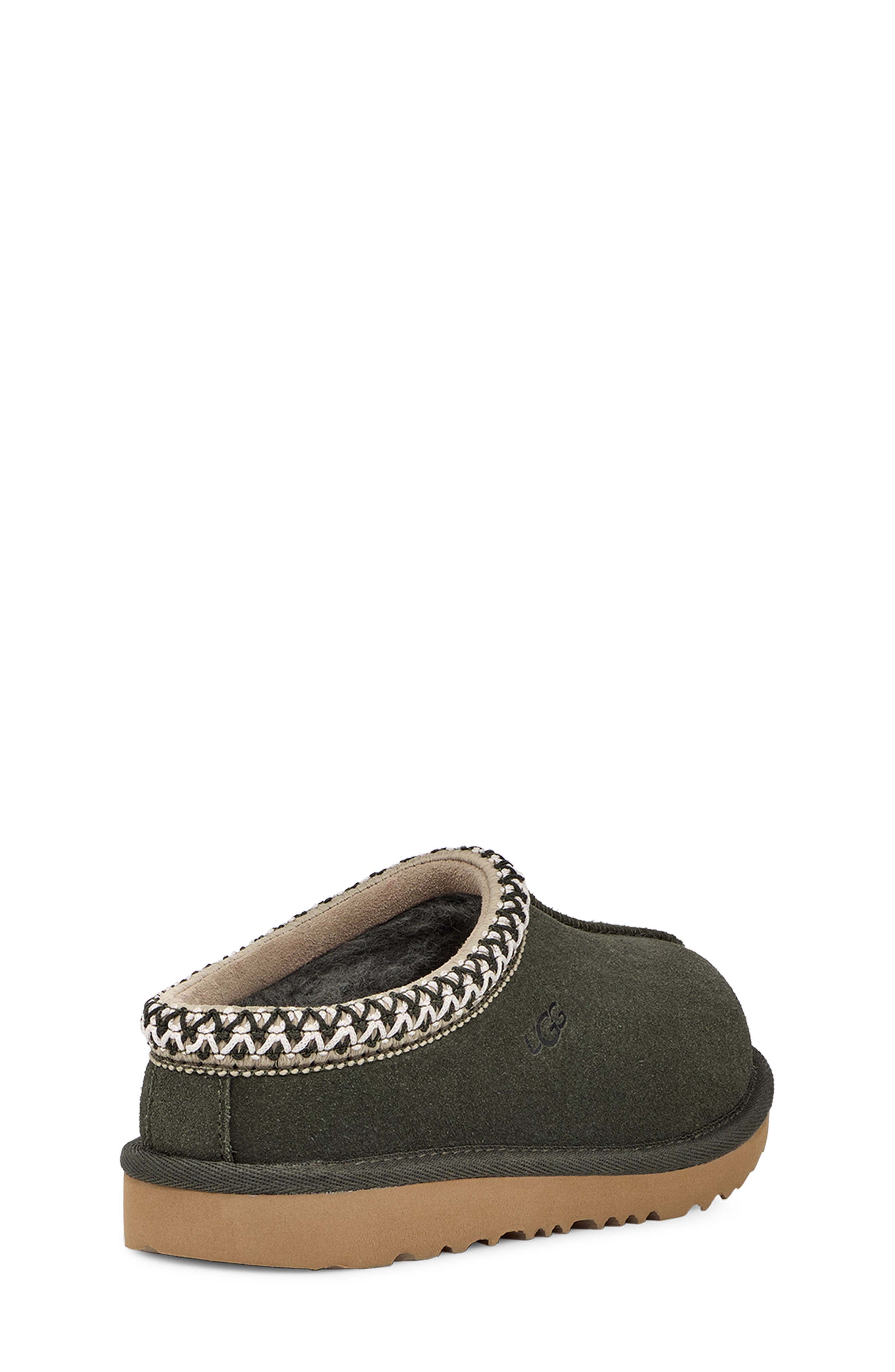 UGG<sup>®</sup> Kids' Tasman II Embroidered Slipper, Alternate, color, Forest Night