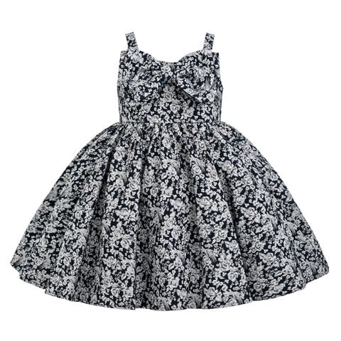 Danica Floral Bow-Front Dress