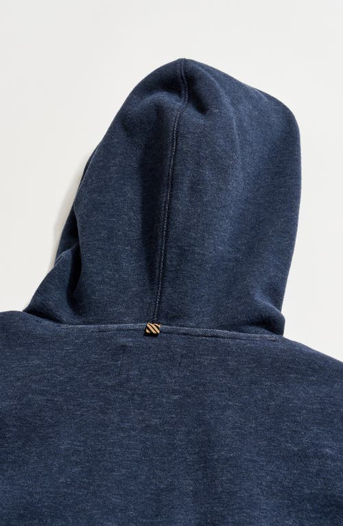 Billy Reid Cotton Blend Hoodie Sweatshirt In Blue