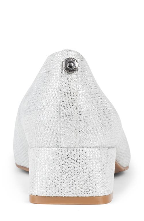 Nydj Teddie Square Toe Pump In Silver