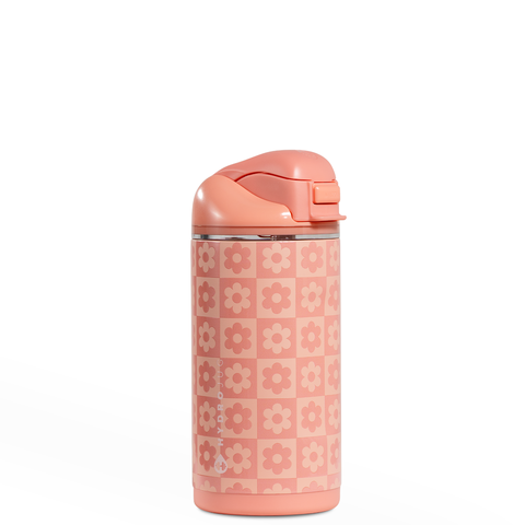 Ease2o Kids 14oz Insulated Stainless Steel Water Bottle With Dual Lid