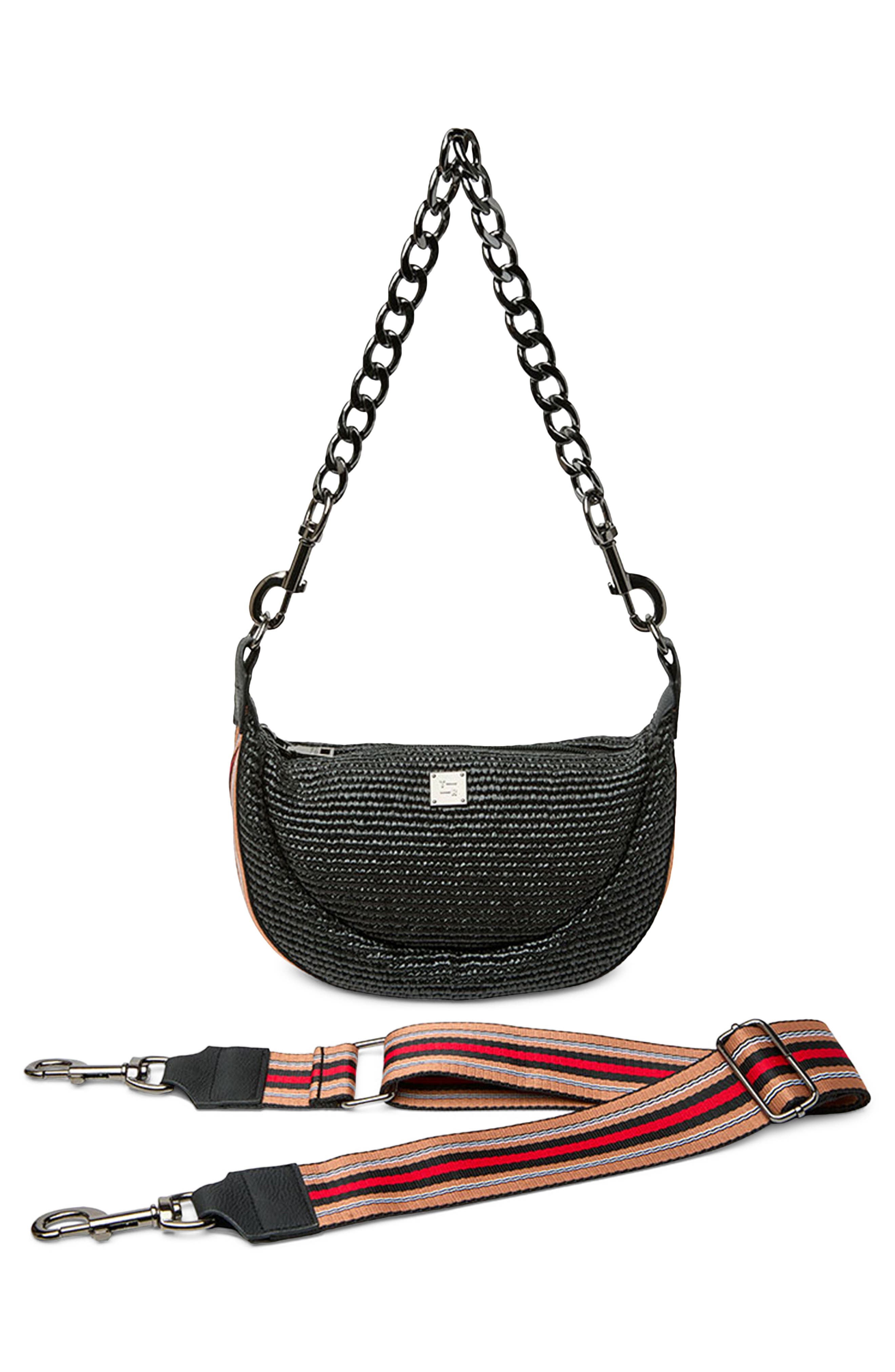 THINK ROYLN Tiny Dancer Raffia Shoulder Bag, Alternate, color, 