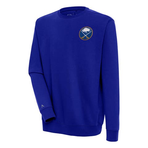 Men's Antigua  Royal Buffalo Sabres Victory Pullover Sweatshirt