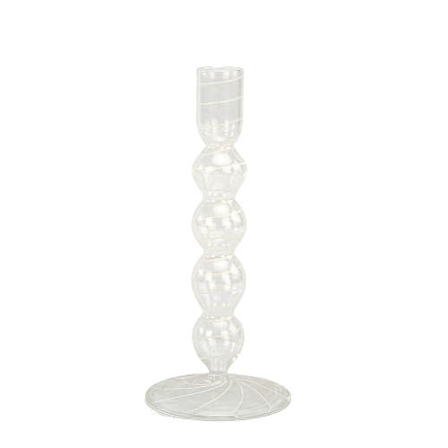 Cg Hunter Etched Borosilicate Glass Bud Vases In Gray