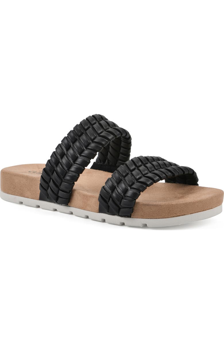 CLIFFS BY WHITE MOUNTAIN Tahnkful Weave Strap Sandal, Main, color,
