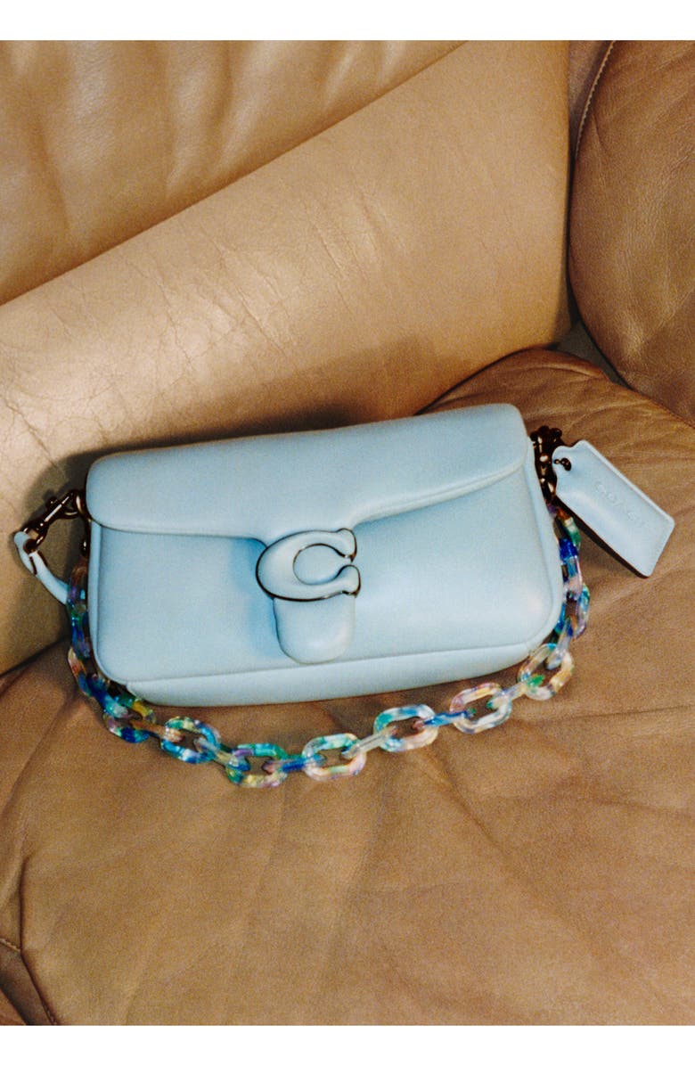 COACH Short Resin Chain Strap, Alternate, color,
