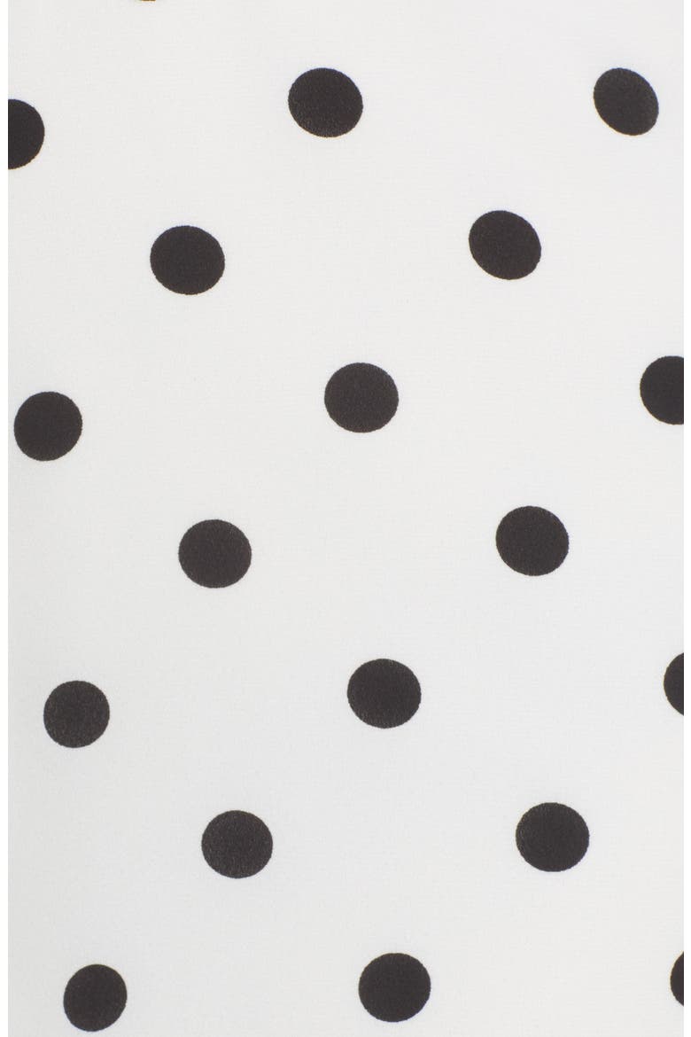 Culotte Jumpsuit, Alternate, color, WHITE BLACK DOT