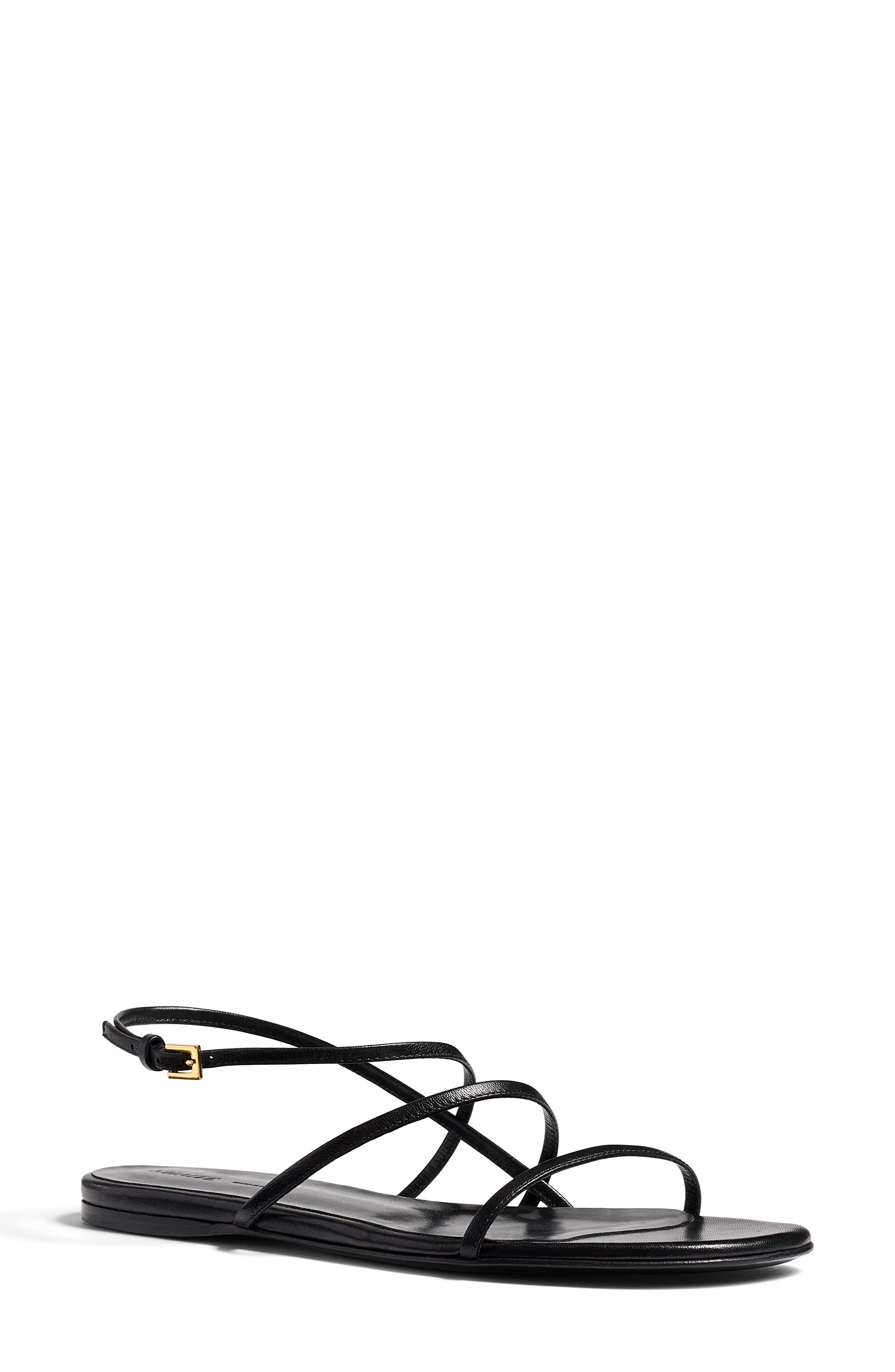 Khaite Loop Flat Sandal, Main, color, 