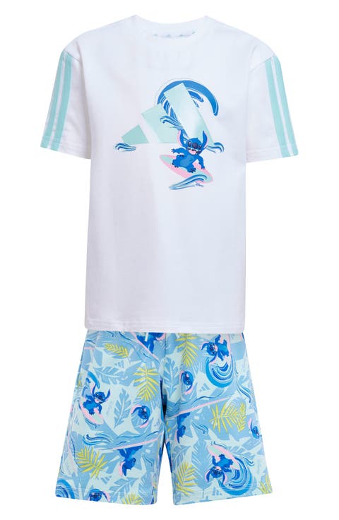 x Disney Kids' Lilo & Stitch Graphic T-Shirt & Shorts Set (Toddler & Little Kid)