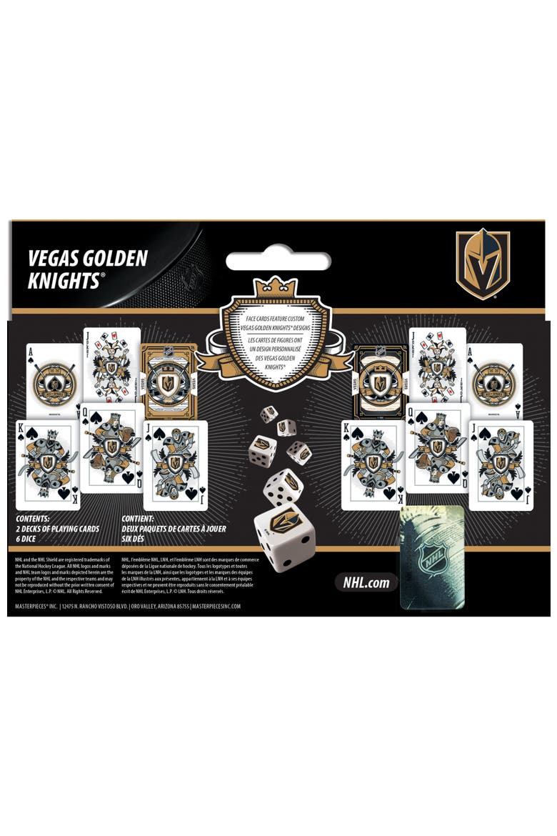 Vegas Golden Knights Cards & DiceSet, Alternate, color, Multicolor