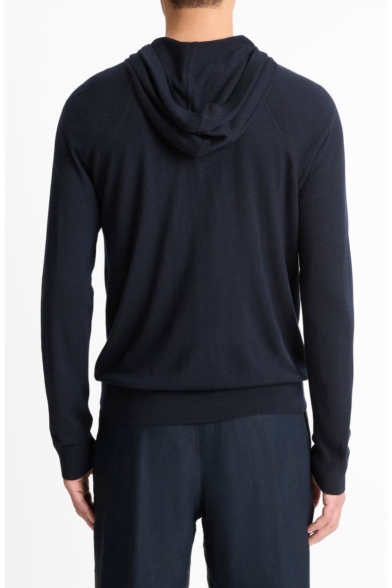 Wool & Cashmere Hooded Sweater, Alternate, color, COASTAL
