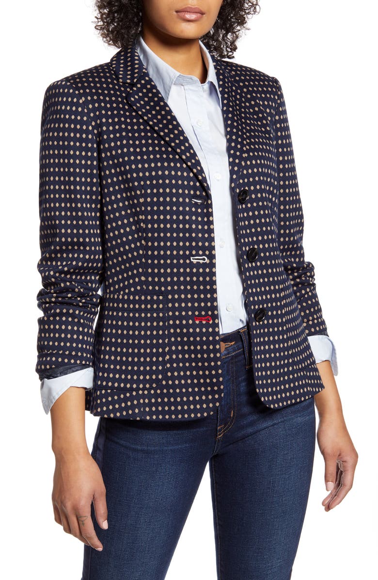 Tommy Hilfiger Dot Patch Pocket Blazer, Main, color, 