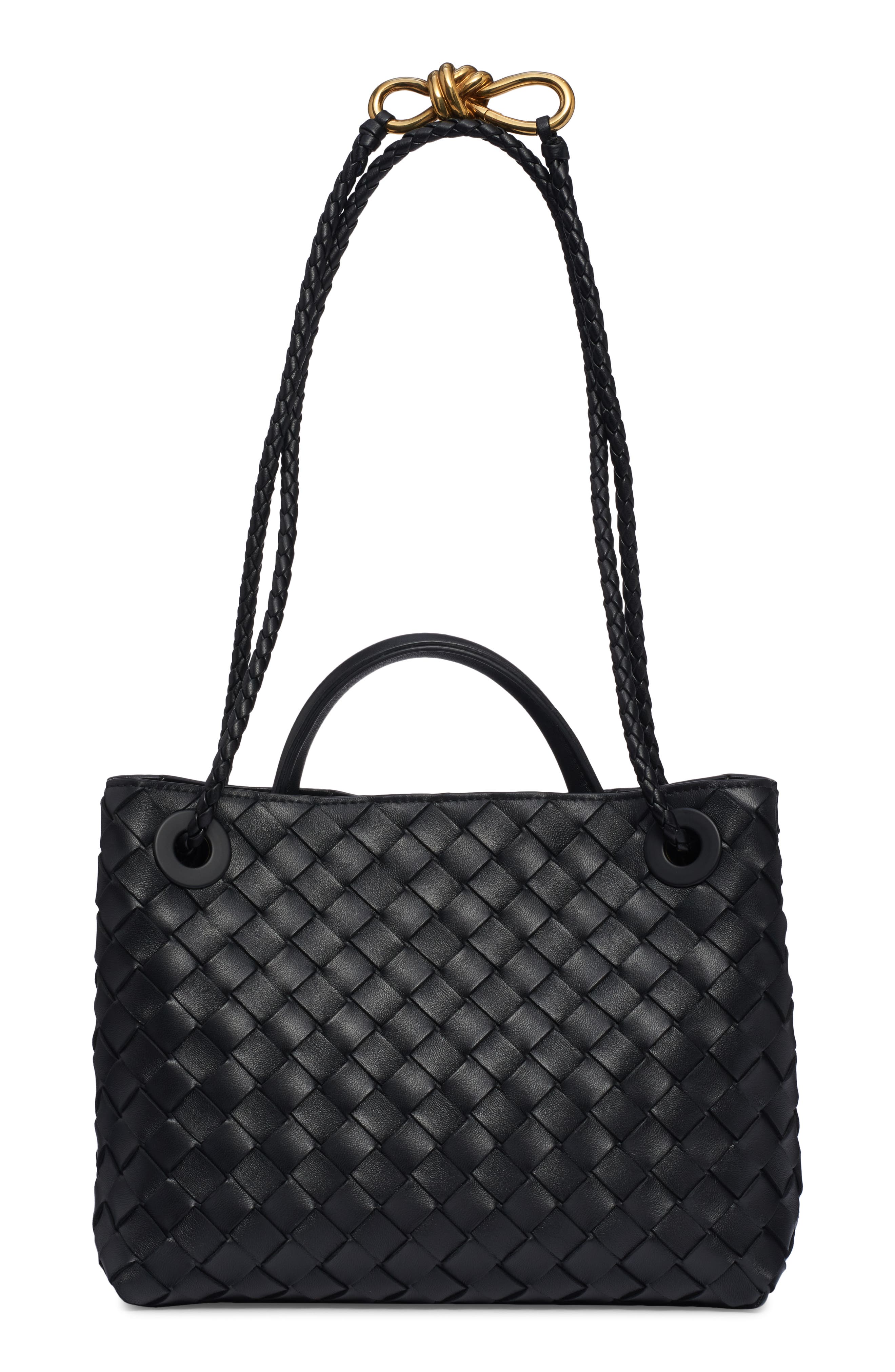 Bottega Veneta Small Andiamo Intrecciato Leather Shoulder Bag, Alternate, color, 