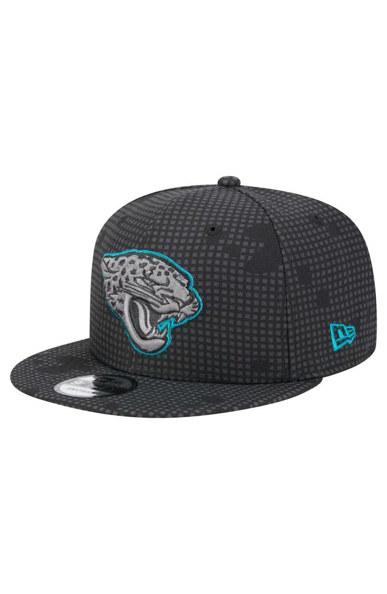 New Era Men's New Era Black Jacksonville Jaguars Midnight Ink Pop Outline 9FIFTY Snapback Hat, Main, color, Black
