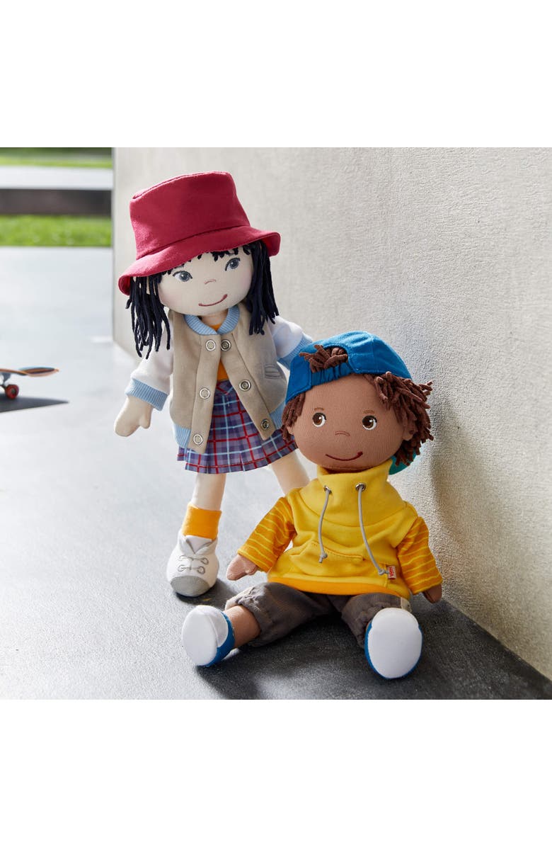 HABA 12" Soft Baby Doll Yuki Washable Toddler Baby Doll, Alternate, color, Multi