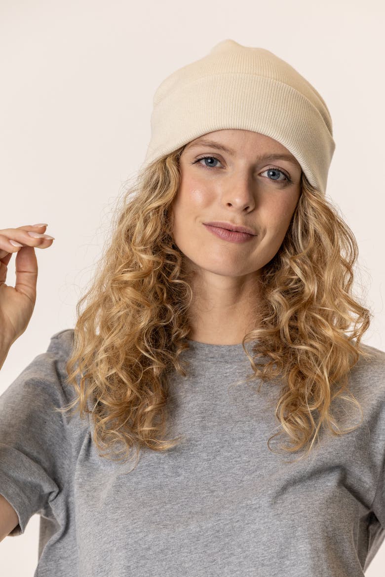 Organic Cotton Beanies, Alternate, color, Natural