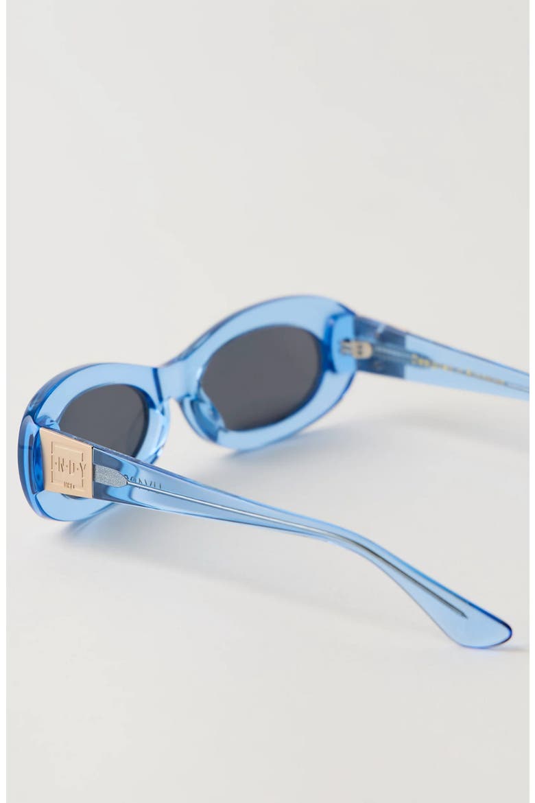 SoHo Oval Polarized Sunglasses, Alternate, color, Blue