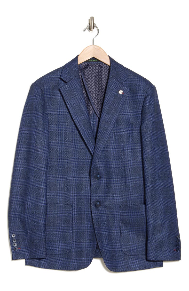 TOM BAINE Performance Sport Coat, Alternate, color, Blue