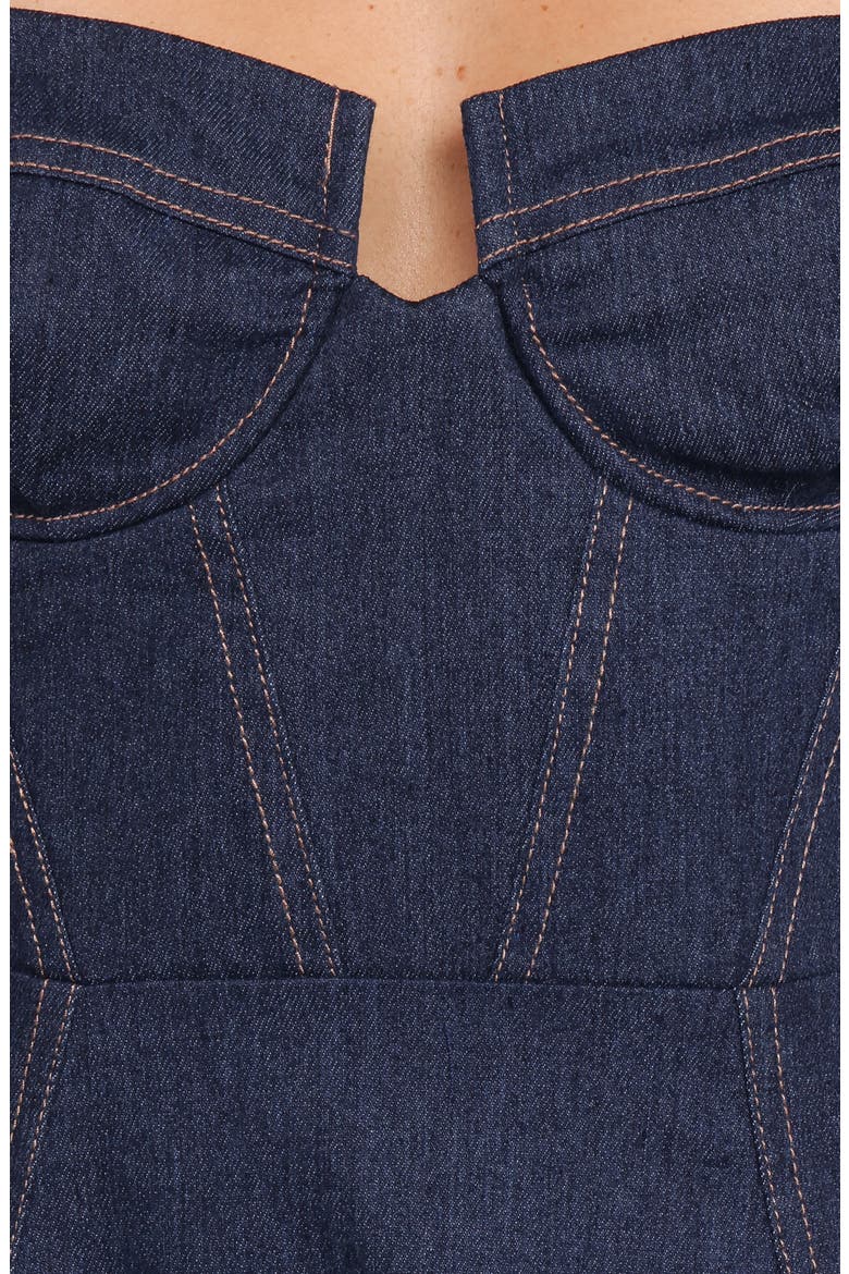 Marsden Midi Dress, Alternate, color, INDIGO