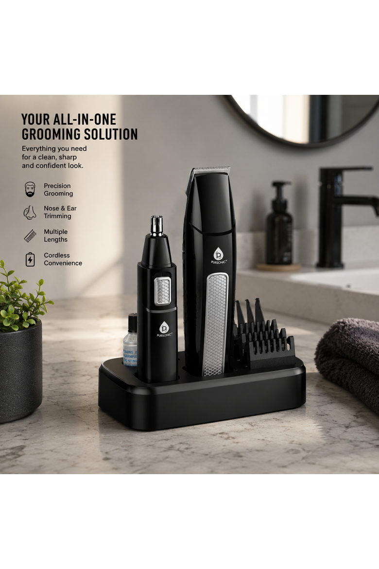 Ultimate Men’s Grooming Set, Alternate, color, Black