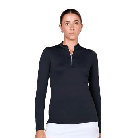 Womens 1/4 Zip Golf Shirt