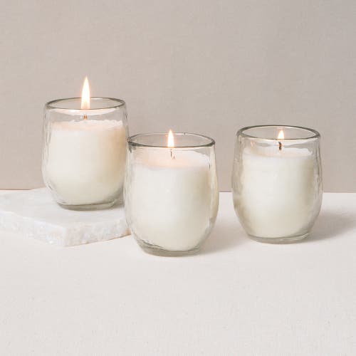 The Collective Home Pebbled Filled Votive Candles