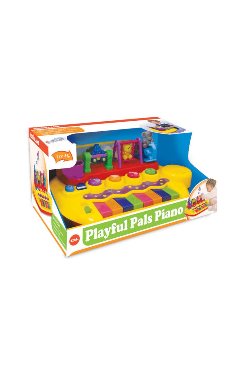 Kiddieland Playful Pals Battery Operated Piano w/Keyboard, Alternate, color, Multicolored