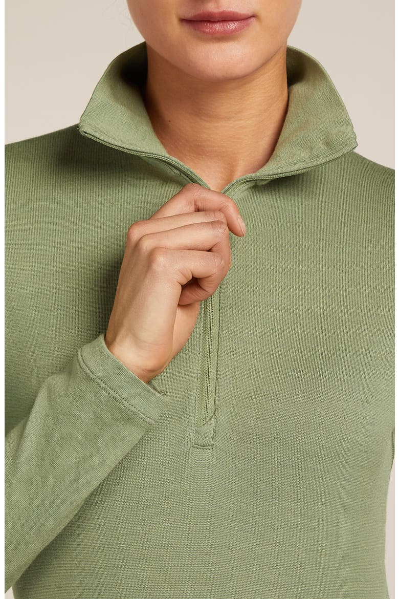 260 Tech Merino Wool Half Zip Top, Alternate, color, LICHEN