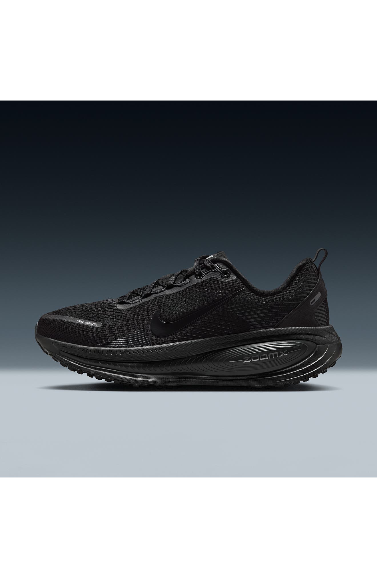 Vomero 18 Running Shoe, Alternate, color, BLACK/ DARK GREY/ BLACK