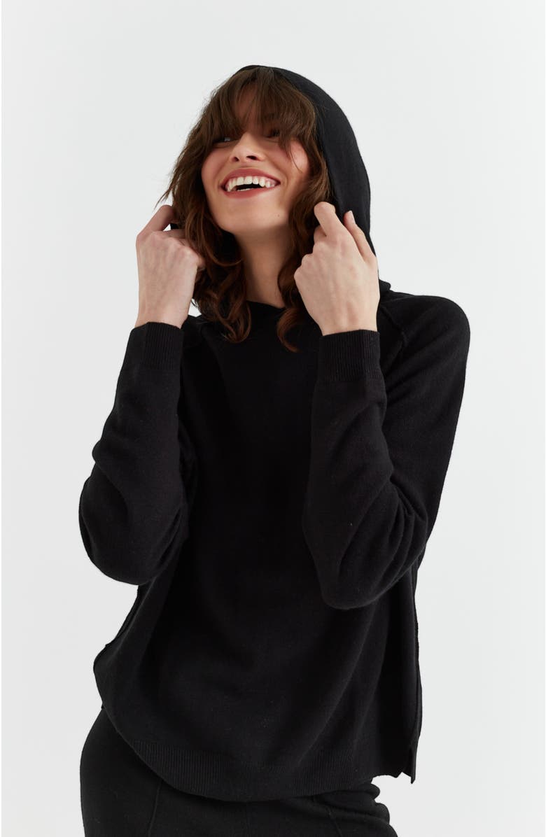 Chinti & Parker Wool Cashmere Luxe Lounge Boxy Hoodie for Women, Main, color, 