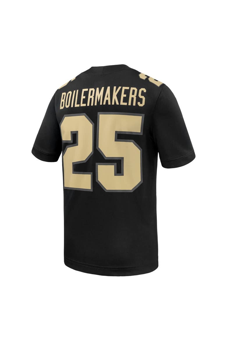 Men's Nike #25 Black Purdue Boilermakers Untouchable Replica Game Jersey, Alternate, color, Black