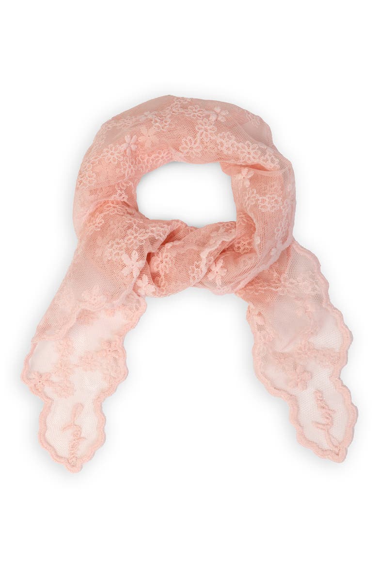 Floral Lace Bandana, Alternate, color, LIGHT PINK