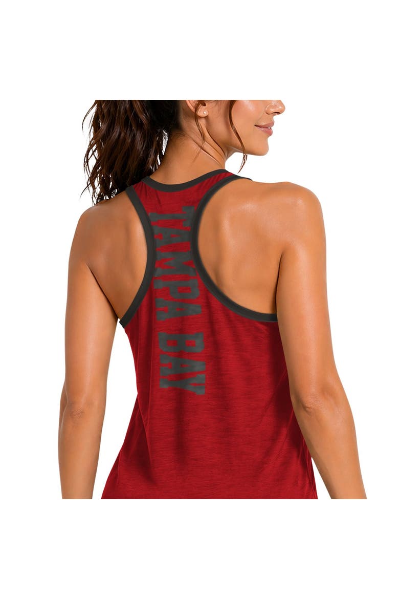 Women's G-III 4Her by Carl Banks Red Tampa Bay Buccaneers Tater II Racerback Tank Top, Alternate, color, Red