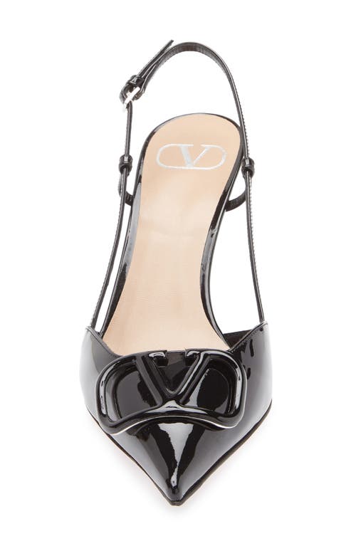 Valentino Vlogo Pointed Toe Slingback Pump In Multi