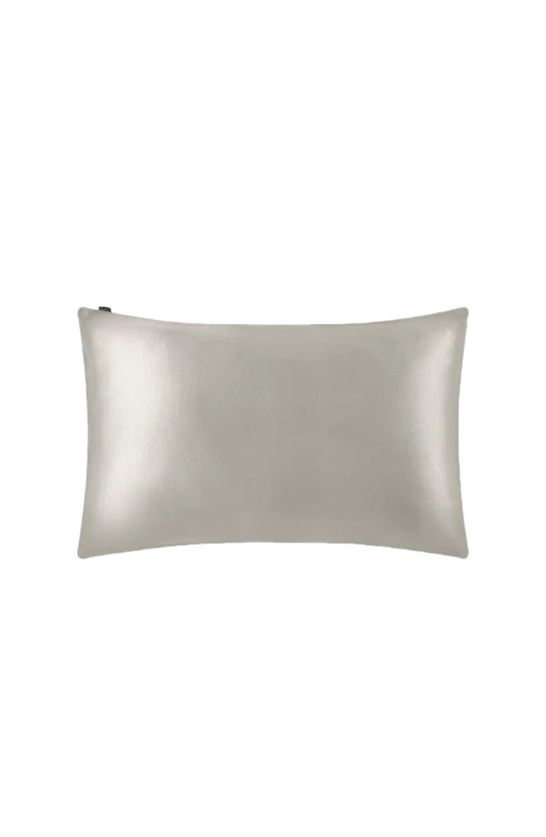 Lilysilk 100% Silk Terse Envelope Pillowcase, Main, color, Grey
