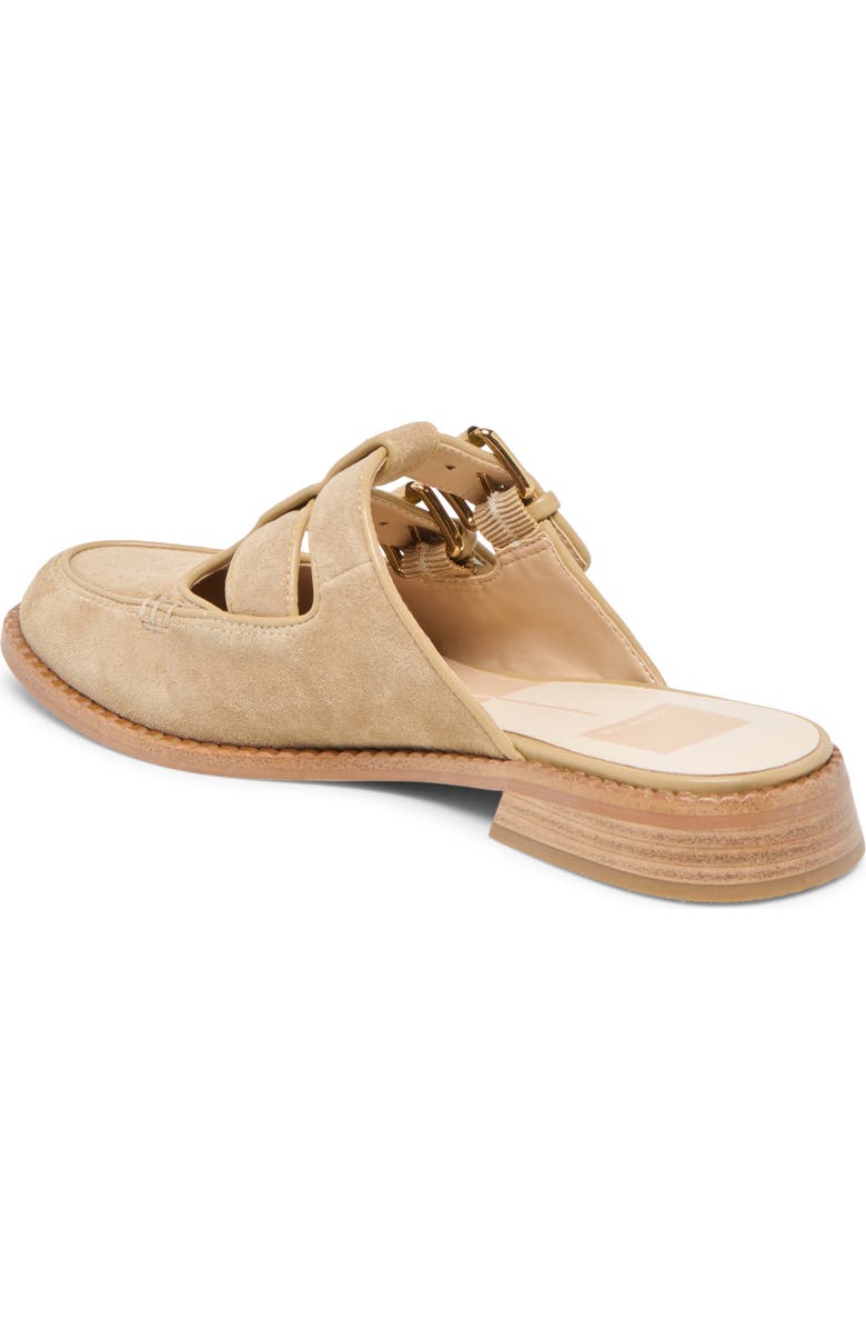 Dolce Vita Haydee Double Buckle Mary Jane Mule, Alternate, color, Dark Taupe Suede