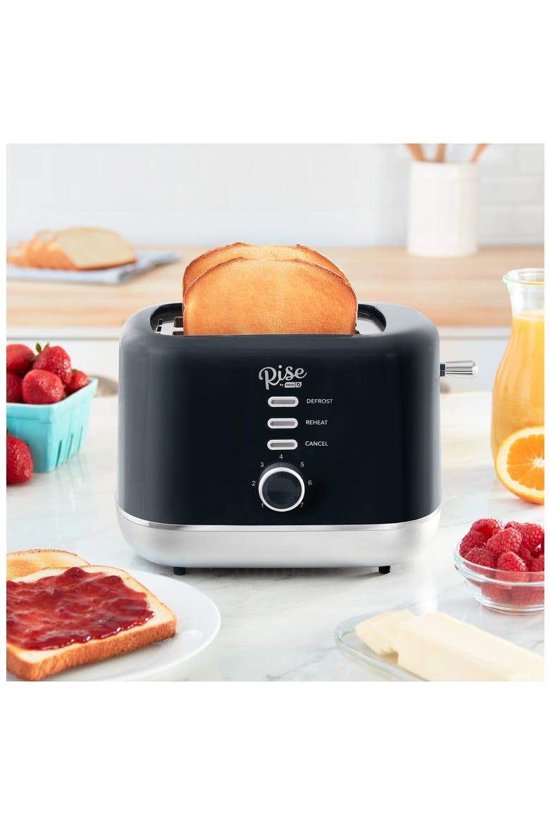 Rise 2-Slice Toaster, Alternate, color, CLEAN SLATE