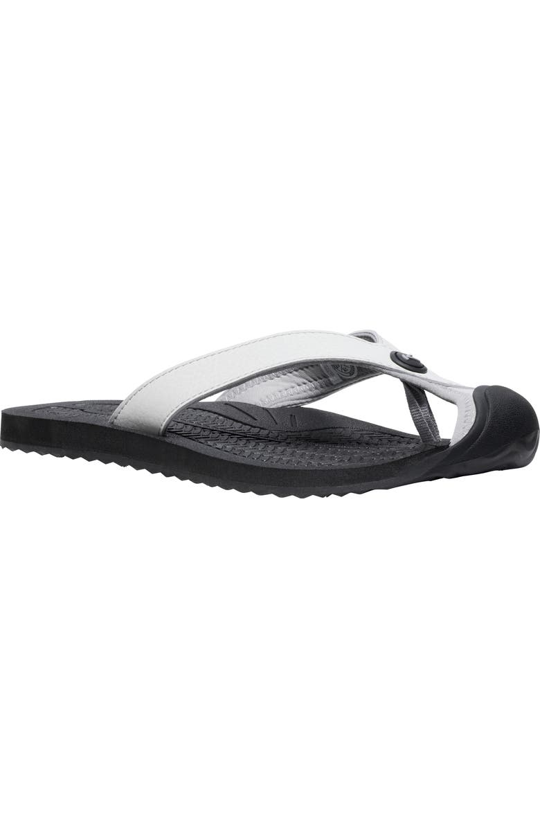 KEEN Barbados Flip Flop, Main, color, Vapor/ Black