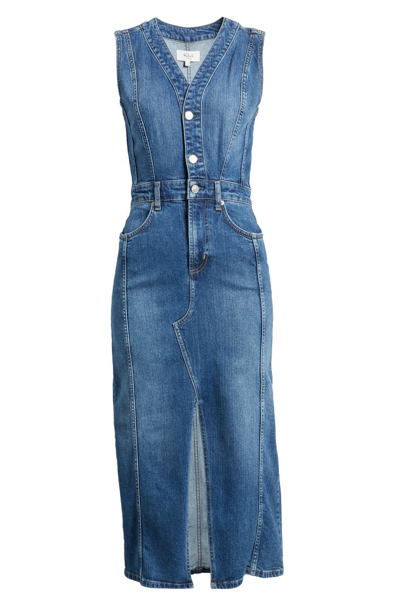 Rails Westwood Sleeveless Denim Dress, Alternate, color,