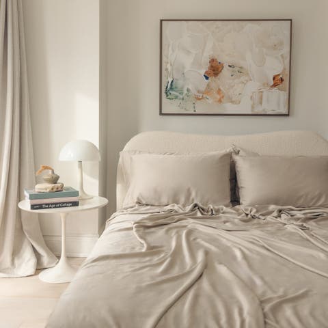 Organic Natural Sateen Flat Sheet