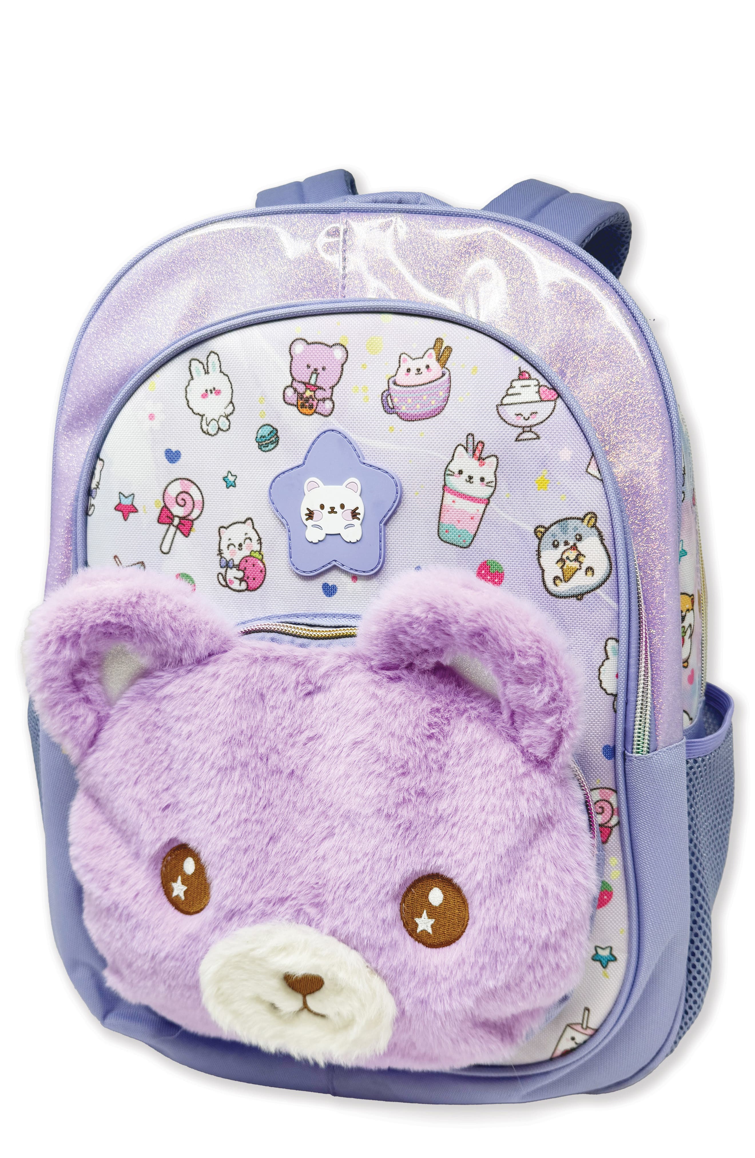 HOT FOCUS Kids' Bear Pocket Backpack, Main, color, 
